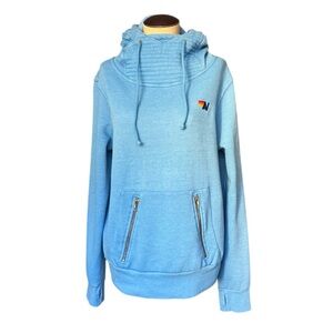 Aviator Nation Ninja Pullover Sweatshirt in Blue Medium